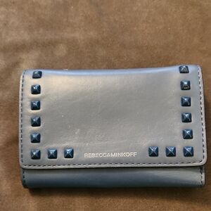 Rebecca Minkoff Navy Studded Wallet